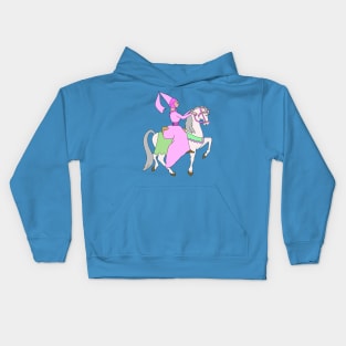 medieval woman Kids Hoodie